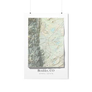 Boulder, Colorado Topographic Map