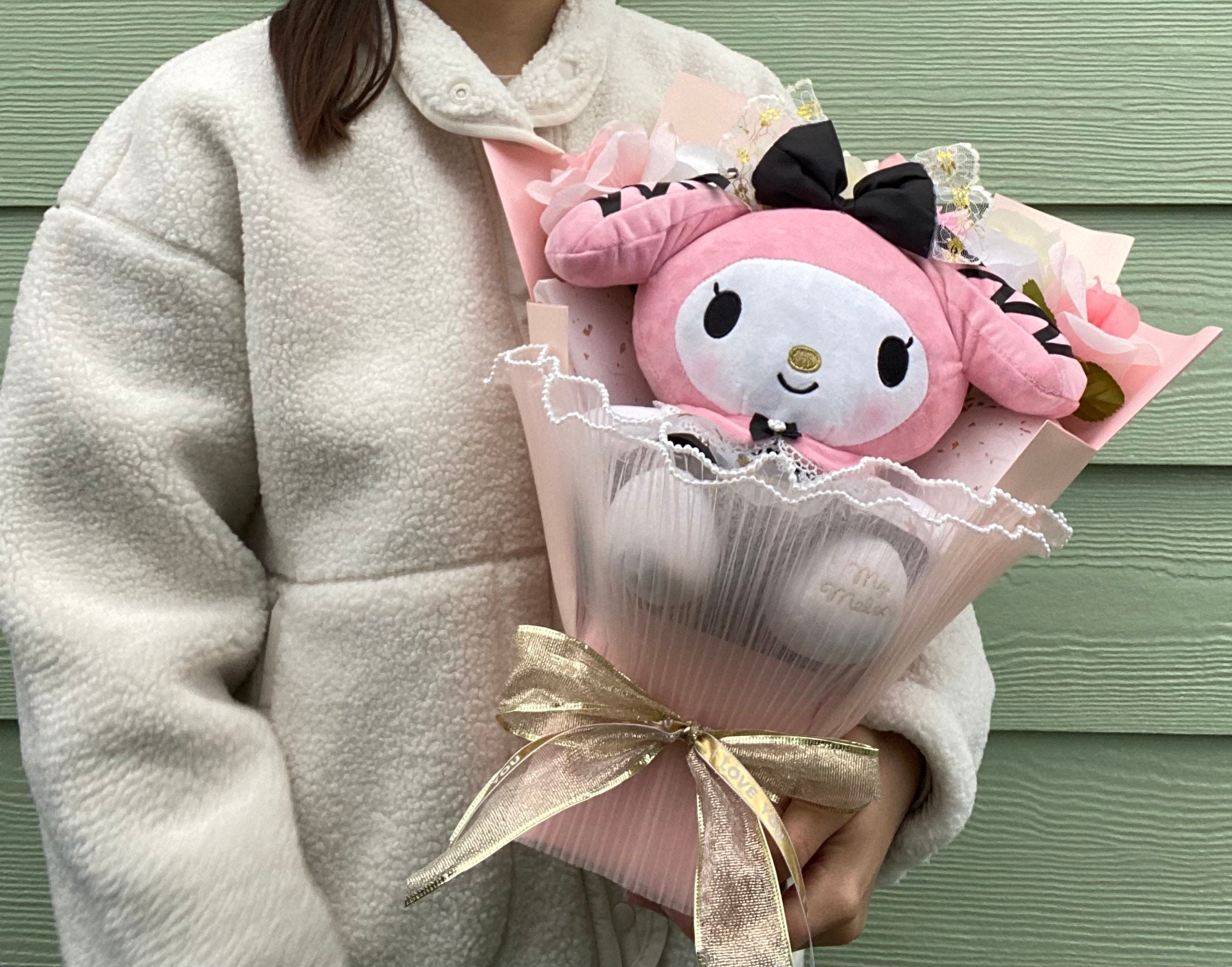 Graduation Doll Sanrio My Melody Kuromi Hello Kitty Pompompurin 28cm H