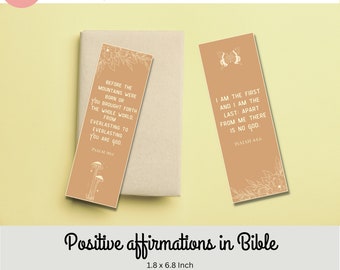 Marcapáginas con versículos bíblicos antiguos (PDF y JPEG)