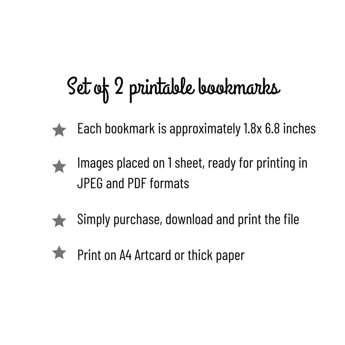 Printable Bible Bookmarks Names of God Set of 2 Printable Book Marks ...
