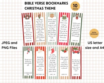Marcapáginas cristiano imprimible, marcapáginas con versículo bíblico, accesorios bíblicos, herramienta para el estudio de las Escrituras