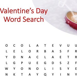 Valentine&#39;s Day Word Search