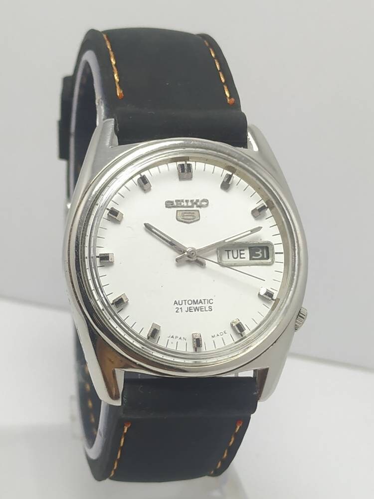 Japan Made Genuine Vintage Seiko White Dial Day & Date - Etsy