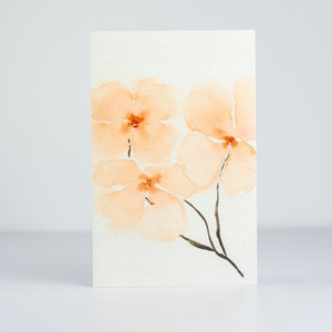 Flower Watercolour Greeting Card