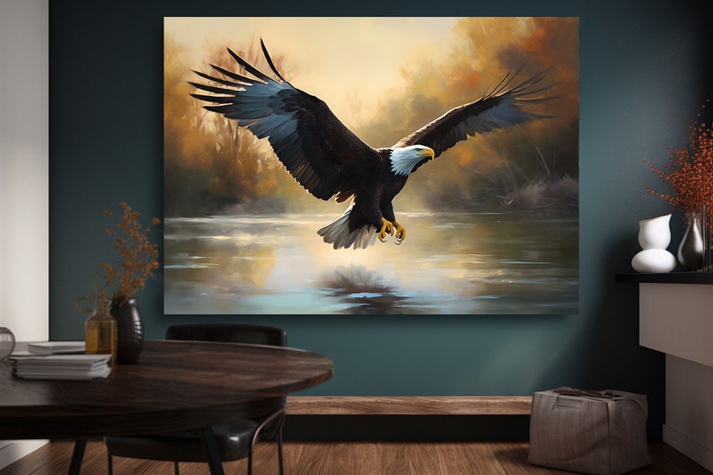 Canvas Wall Art, Animal Print, Extra Large Wall Art, Oil Painting Style