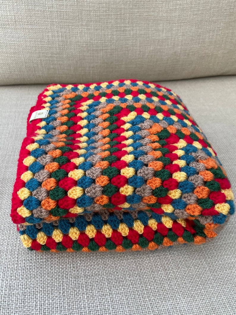 Handmade Crochet Blanket Etsy