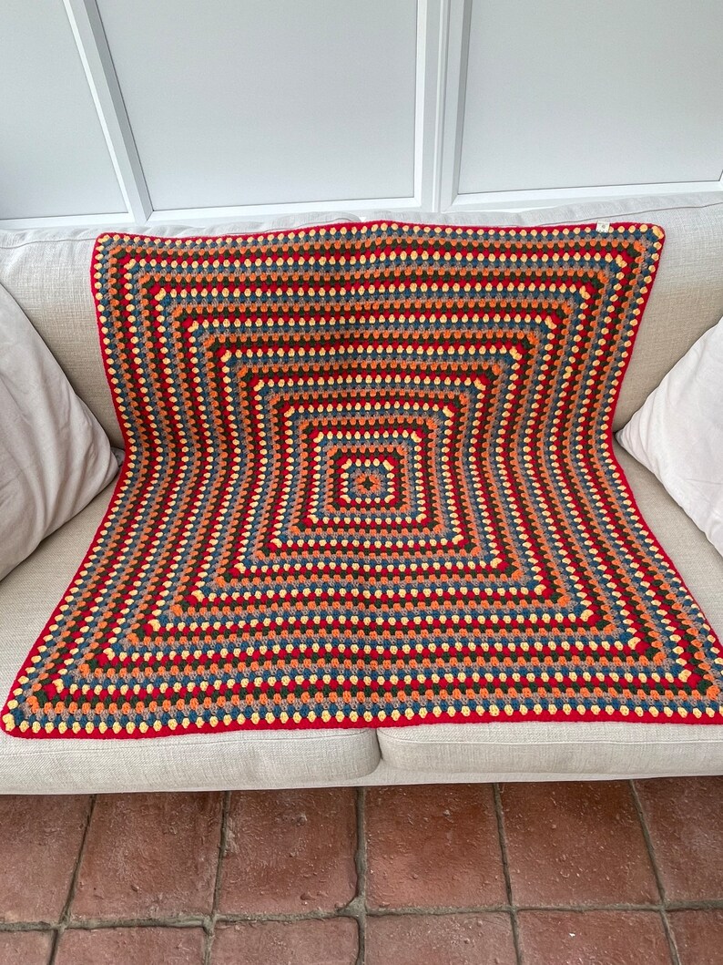 Handmade Crochet Blanket Etsy