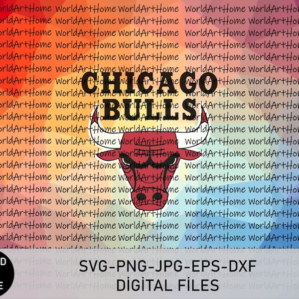 Chicago Svg, Bulls Svg - Eps, Png, Dxf, Jpg 2