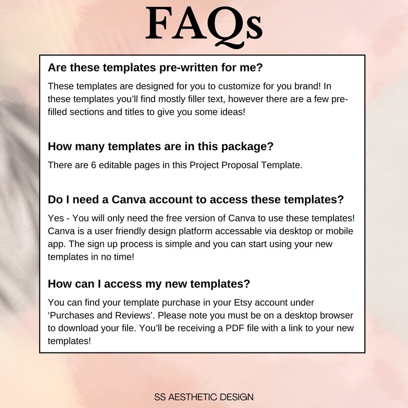 Project Proposal Template | Project Management | Virtual Assistant ...
