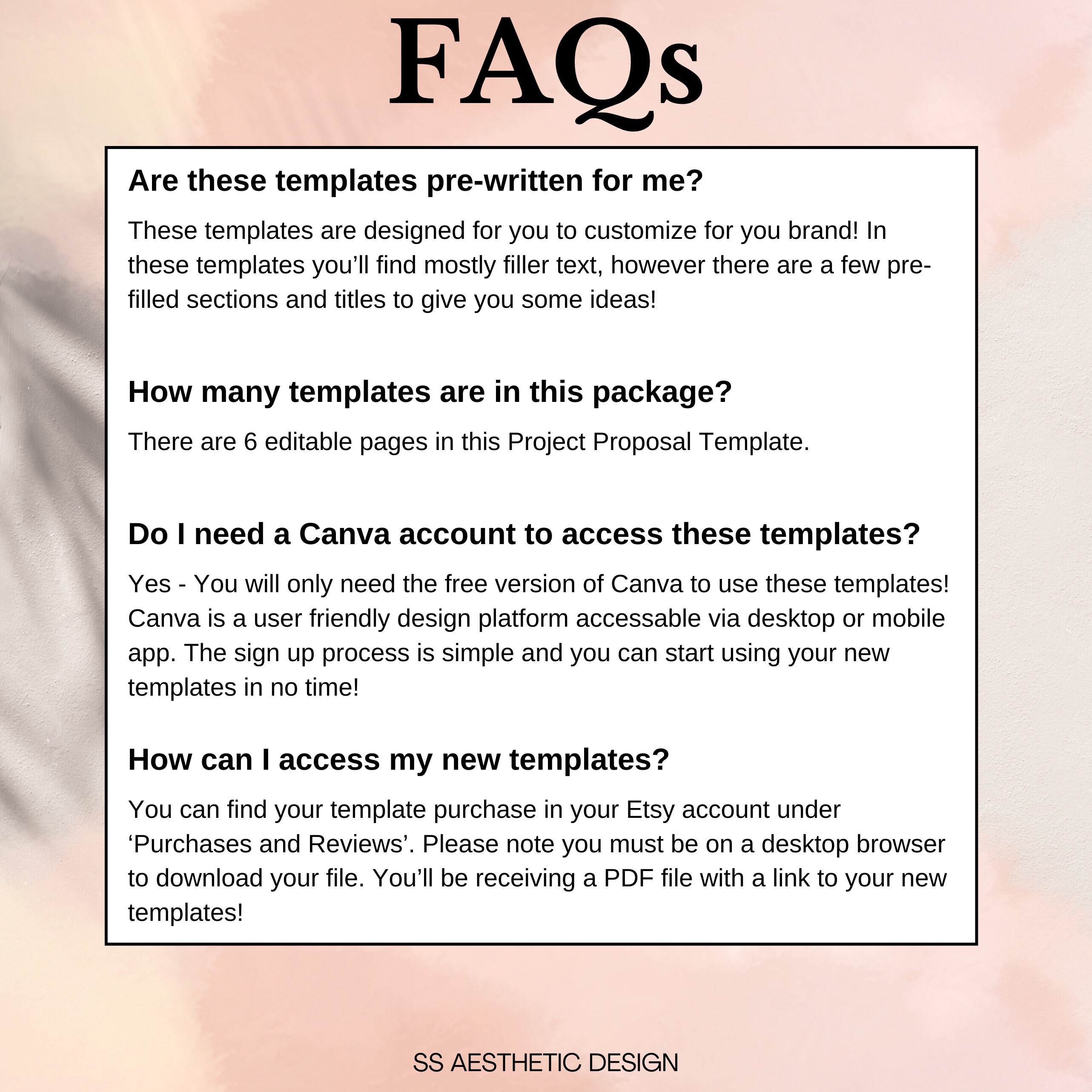 Project Proposal Template | Project Management | Virtual Assistant ...