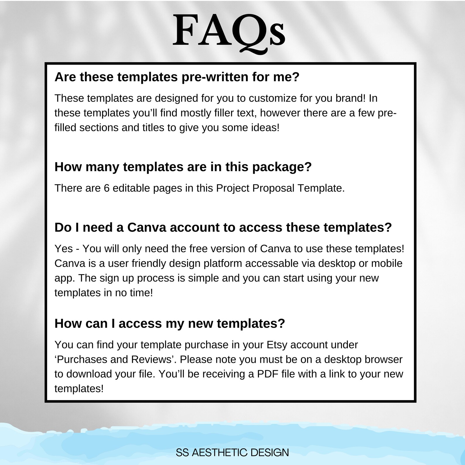 Project Proposal Template | Project Management | Virtual Assistant ...