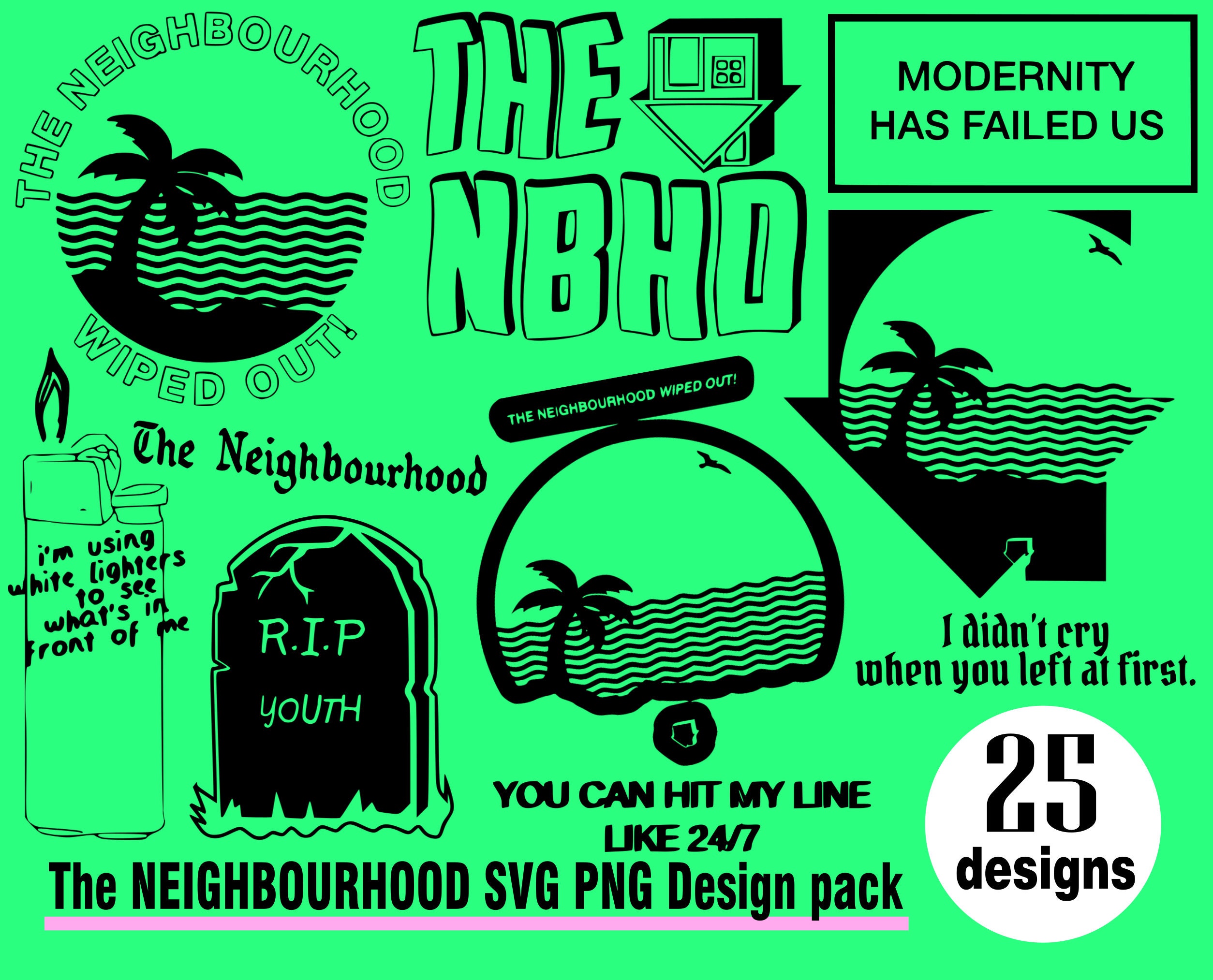 the neighbourhood- reflections Sticker for Sale by Kxren-n