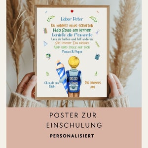 Cartel de matrícula escolar personalizado para niños/EP-001