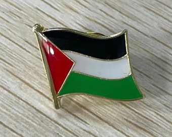 Proceeds to be Donated lPalestine Flag Pin | Palestinian Pin | Free Palestine Pin | Palestine Flag | Hat Pin | Freedom Pin| Independence Pin