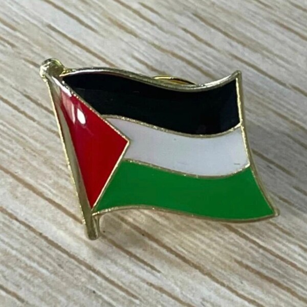 Proceeds to be Donated lPalestine Flag Pin | Palestinian Pin | Free Palestine Pin | Palestine Flag | Hat Pin | Freedom Pin| Independence Pin