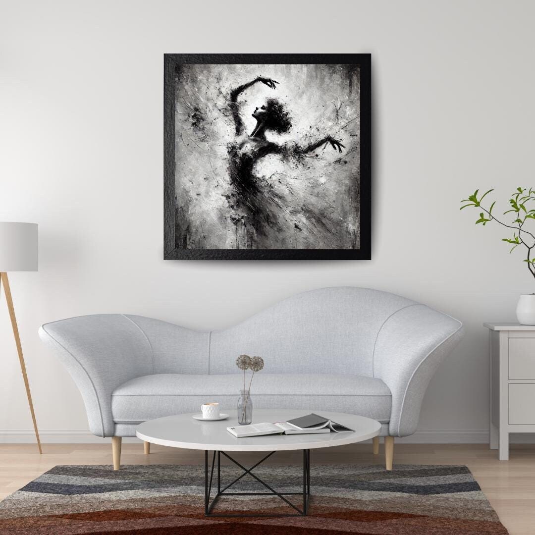 A Ballet Dancer Depicted in Dramatic & Ethereal Representation in ...