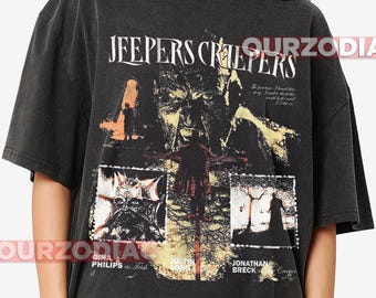 Camiseta de la película Jeepers Creepers, camiseta unisex para fans del cine de terror, camiseta de regalo de Halloween, camiseta de película clásica, regalo para amantes del cine de terror, película de miedo