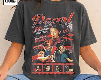 Camiseta de la película Pearl, Mia Goth, camiseta de película de terror de culto FD