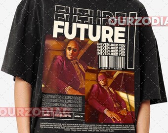 Zukünftiger Rapper und Singer-Songwriter Ich mochte dich nie T-Shirt, Grafik-T-Shirt, Unisex Baumwolloberteil, Grafik-Shirt, Männer Frauen T-Shirt