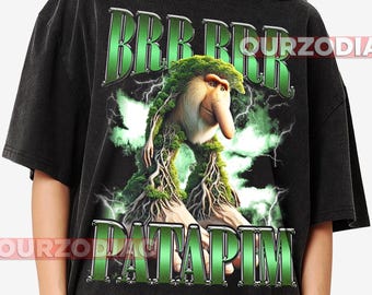 Brr Brr Patapim Das Brainrot Meme Unisex schwere Baumwolle T-Shirt, lustiges T-Shirt, Meme Tee, italienisches Brainrot Tee