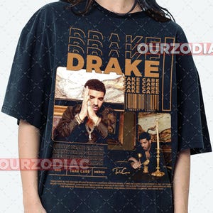 Camiseta de algodón Drake Sapper and Singer - Camiseta gráfica para amantes de la música, ropa para conciertos de raperos, merchandising de artistas de hip hop, camiseta de estilo vintage, imagen 4