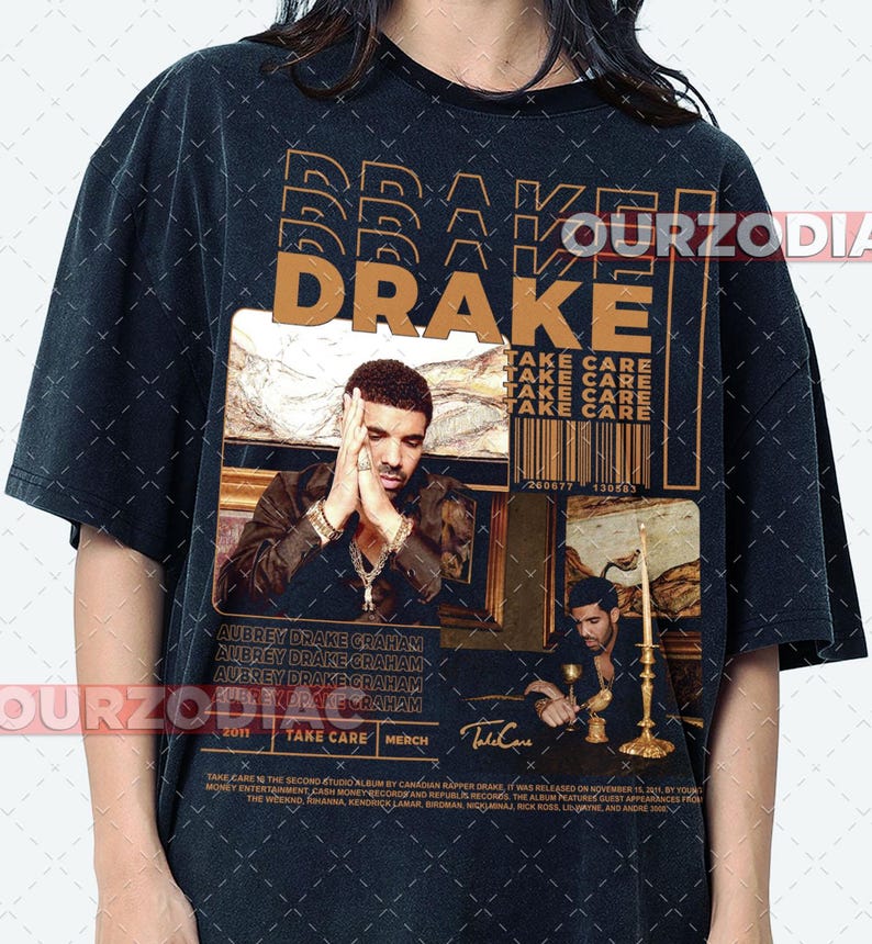 Camiseta de algodón Drake Sapper and Singer - Camiseta gráfica para amantes de la música, ropa para conciertos de raperos, merchandising de artistas de hip hop, camiseta de estilo vintage, imagen 4