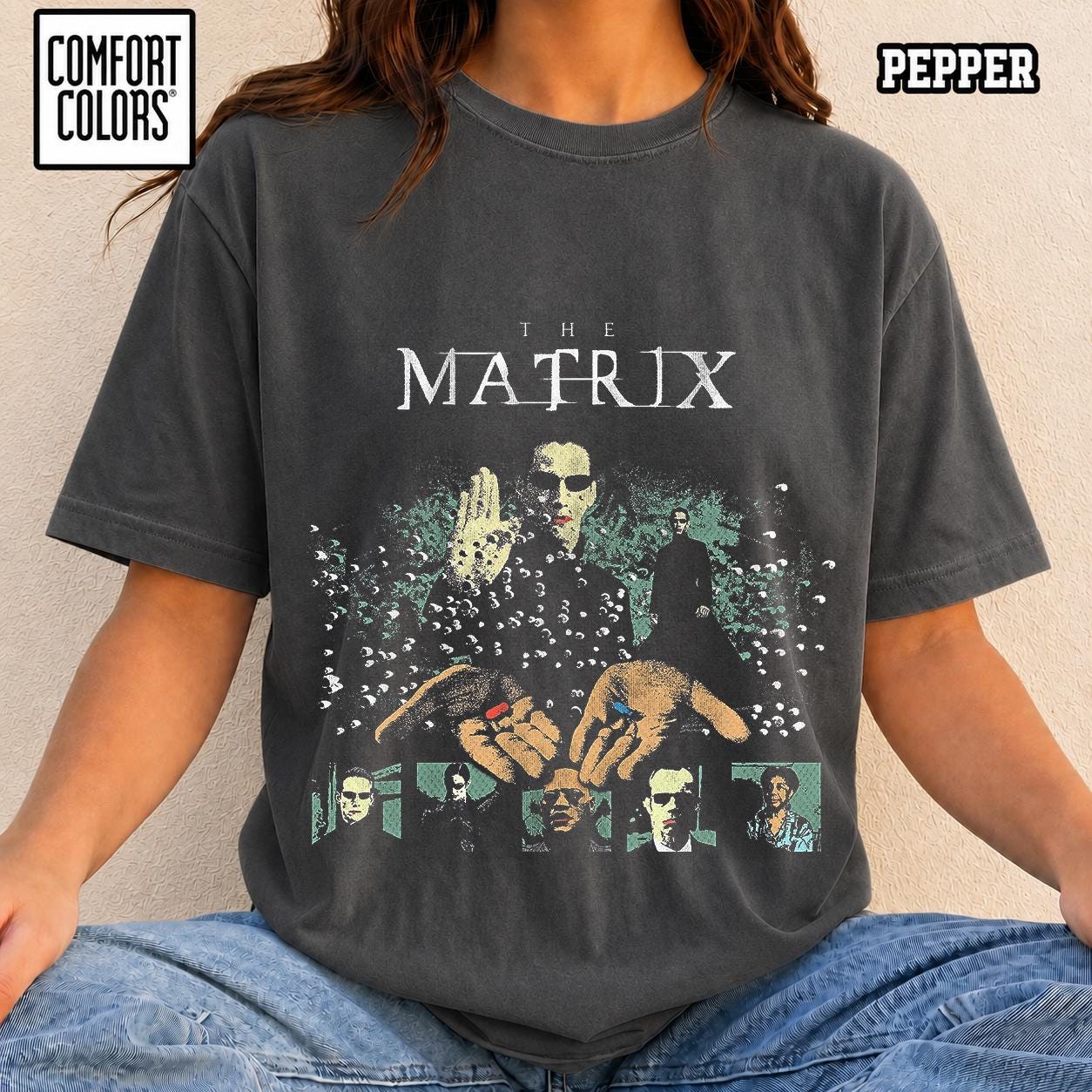 Matrix Tshirt Vintage - Etsy