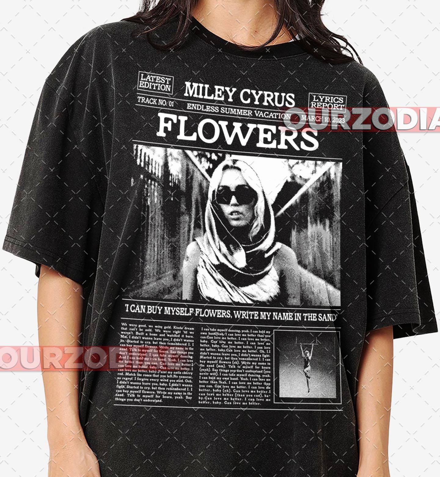 Miley Cyrus マイリーサイラス オフィシャル Tシャツ Miley Cyrus” T-shirt | 古着屋シミー