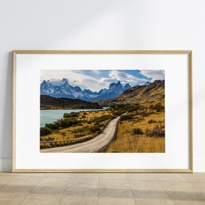 Autunno in Patagonia - Torres del Paine NP / Stampa paesaggio / Stampa natura / Stampa fotografia / Arte murale / Stampa murale