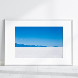 Sozinho no Salar de Uyuni - Bolívia | Pacífico | Impressão de paisagem | Impressão de natureza | Impressão de fotografia | Arte de parede | Impressão de parede