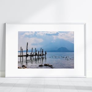 Lake Atitlan - Guatemala | Peaceful | Landscape Print | Nature Print | Photography Print | Wall Art | Wall Print | Lake | Volcano | Poster