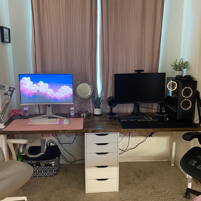 Butcher Block Desk - Etsy