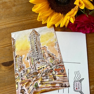 New York City Art Postcard