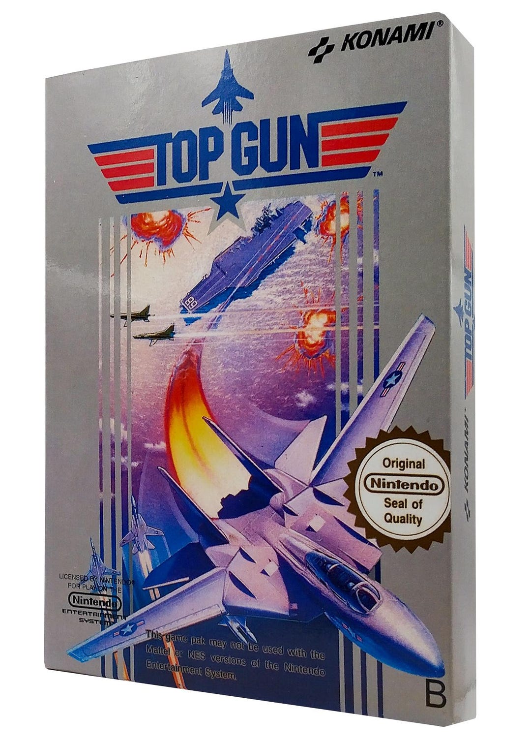 Top Gun [NES] Replacement Box | Empty Box | Replacement Box | Cardstock ...