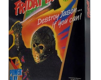 Friday The 13TH [NES] Pudełko zastępcze | Puste pudełko | Pudełko zastępcze | Etui z tektury