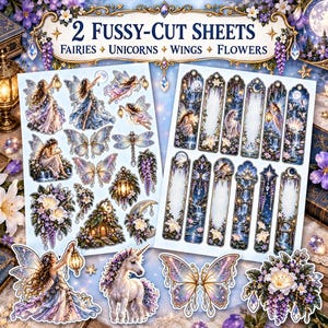 Kit de diario de hadas celtas, 63 páginas imprimibles tamaño A4, diario de fantasía encantada (descarga digital) imagen 8