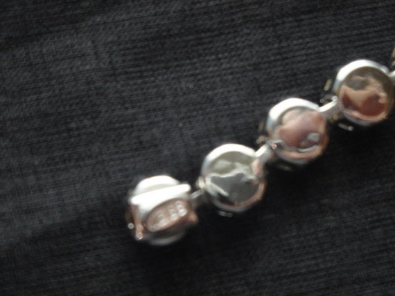 Vintage ca. 1950's WEISS Bracelet with 18 Round C… - image 8