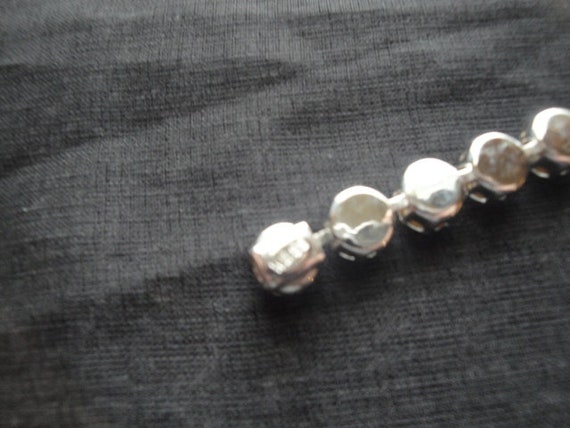 Vintage ca. 1950's WEISS Bracelet with 18 Round C… - image 7