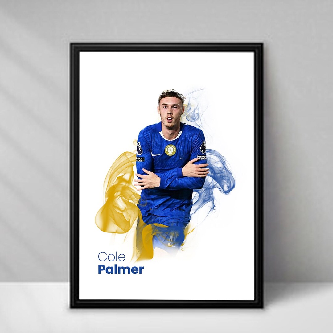 Cole Palmer Football Poster – Smoke - A4 or A3 Glossy Print – Chelsea ...