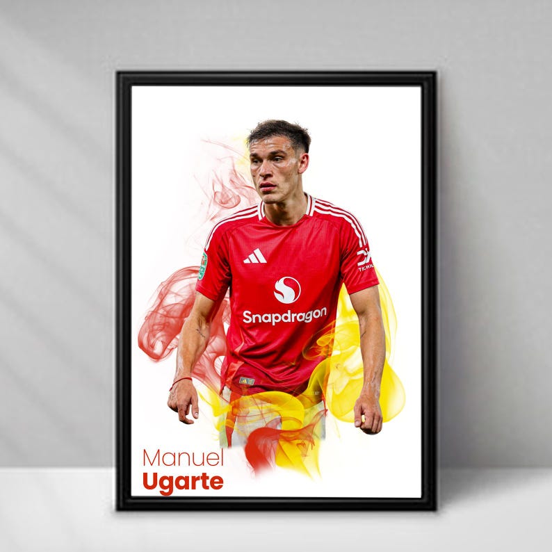 Man U Discount Bundle Football Print Etsy