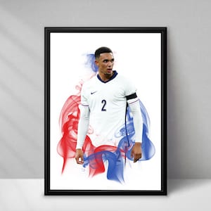 Trent Alexander-Arnold - Football Poster – A4 or A3 Glossy Print – England Player Wall Art – Football Gift – High Quality Print