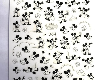 Set of 3D Mouse Nail Decals Themed Nail Art Stickers
