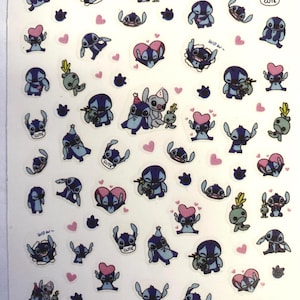 Set of  3D Nail Decals Character Themed Nail Decals Nail Art Stickers