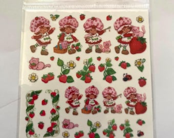 Set Nail Stickers Character Strawberry Themed Nail Art Stickers