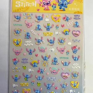 Set of 5D Nail Decals Nail Art Stickers Character Themed