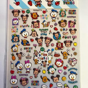 Set of 5D Nail Decals Nail Art Stickers Character Themed