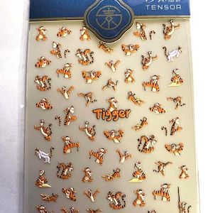 Set of  5D Nail Decals Nail Themed Character Nail Art Stickers