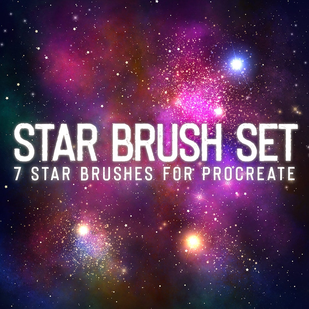 Star Brush Set for Procreate Procreate Brushes Instant Etsy