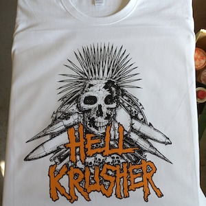 Hellkrusher, crust, d-beat, merch, punk, t-shirt, prints