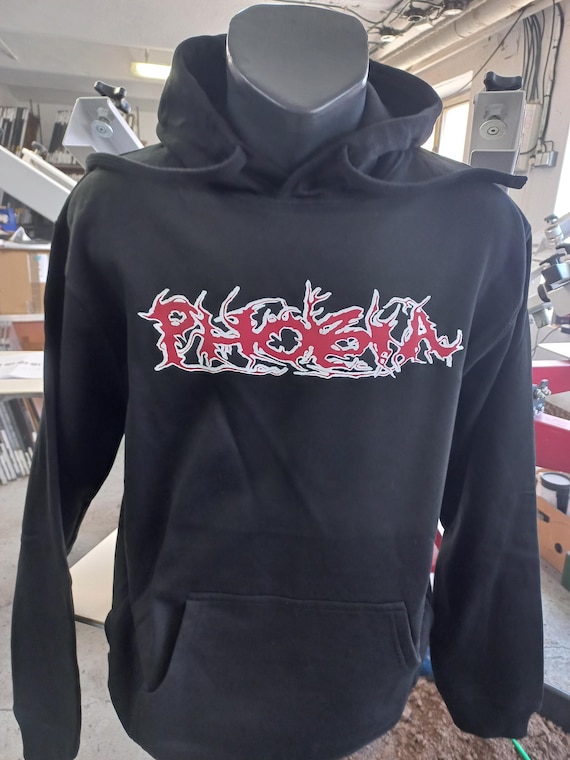 Phobia Grindcore Hoodie - Metal Punk Merch - Etsy